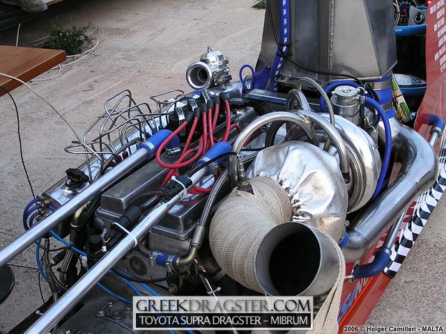 Toyota Supra Dragster - Mibrum Racing Team - Athens (c) www.greekdragster.com - The Greek Dragster Site