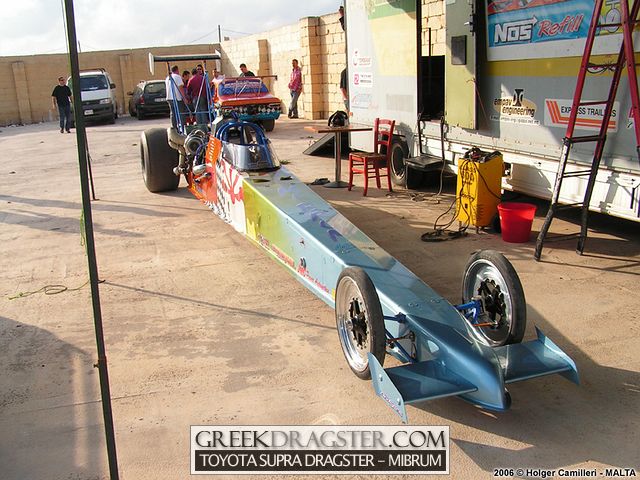 Toyota Supra Dragster - Mibrum Racing Team - Athens (c) www.greekdragster.com - The Greek Dragster Site