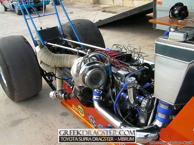 Toyota Supra Dragster - Mibrum Racing Team - Athens (c) www.greekdragster.com - The Greek Dragster Site