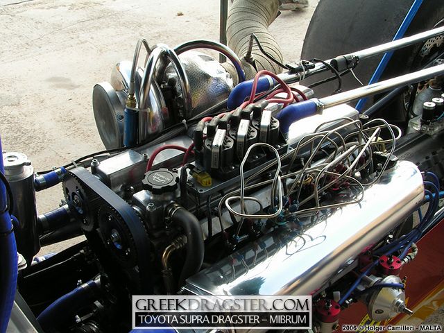 Toyota Supra Dragster - Mibrum Racing Team - Athens (c) www.greekdragster.com - The Greek Dragster Site