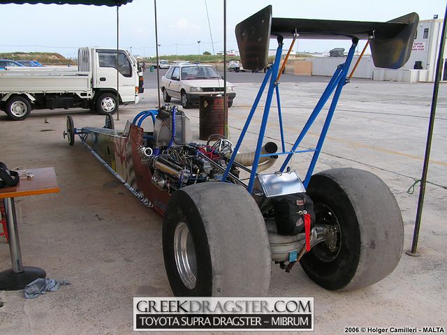 Toyota Supra Dragster - Mibrum Racing Team - Athens (c) www.greekdragster.com - The Greek Dragster Site