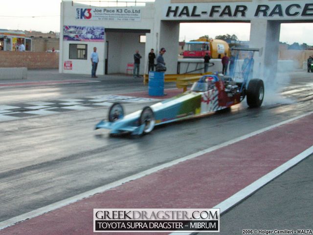 Toyota Supra Dragster - Mibrum Racing Team - Athens (c) www.greekdragster.com - The Greek Dragster Site