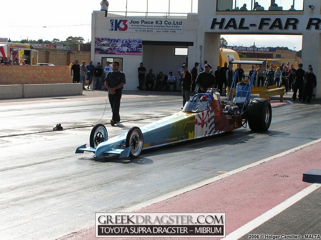 Toyota Supra Dragster - Mibrum Racing Team - Athens (c) www.greekdragster.com - The Greek Dragster Site
