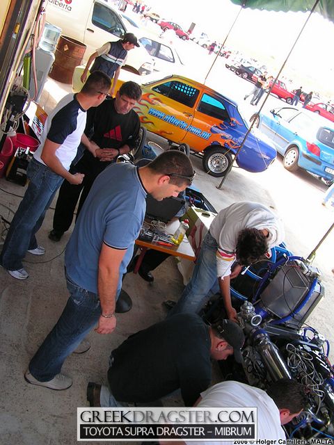 Toyota Supra Dragster - Mibrum Racing Team - Athens (c) www.greekdragster.com - The Greek Dragster Site