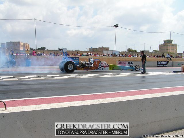 Toyota Supra Dragster - Mibrum Racing Team - Athens (c) www.greekdragster.com - The Greek Dragster Site