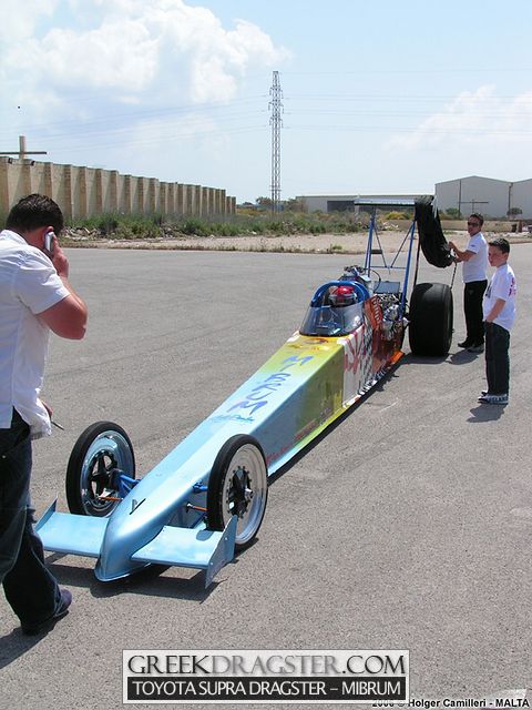 Toyota Supra Dragster - Mibrum Racing Team - Athens (c) www.greekdragster.com - The Greek Dragster Site