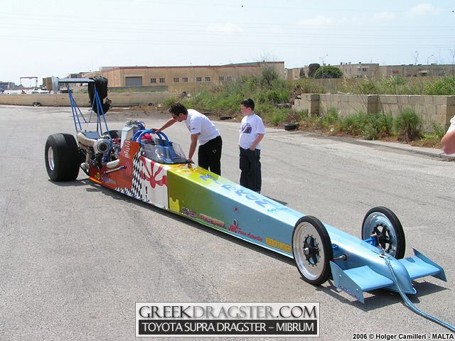 Toyota Supra Dragster - Mibrum Racing Team - Athens (c) www.greekdragster.com - The Greek Dragster Site